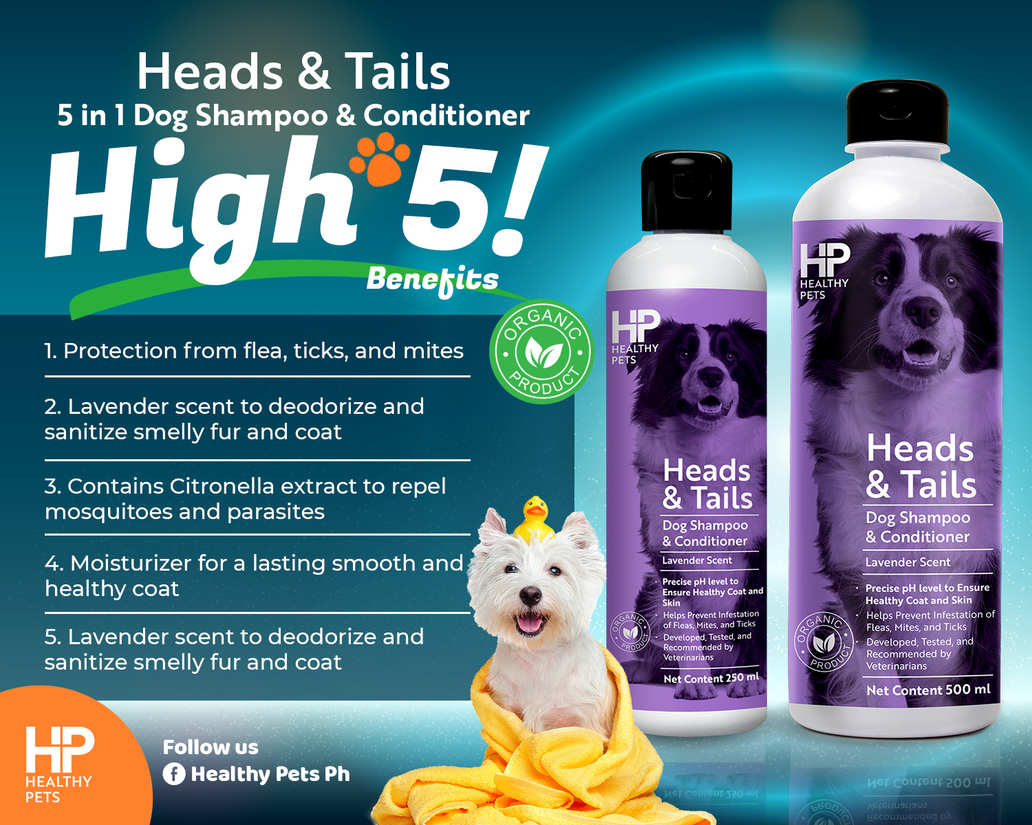 Healthy Pets Heads and Tails Percise pH Level to Ensure Healthy